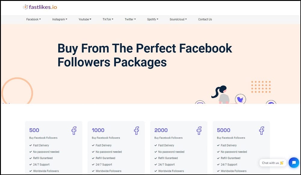Buy Facebook Followers for Fastlikes io
