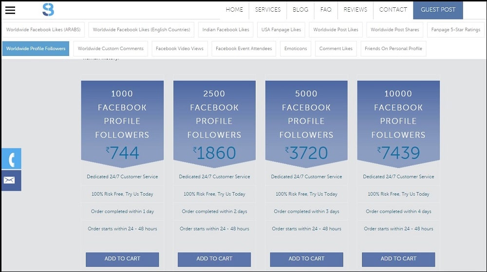 Buy Facebook Followers for SocioBlend