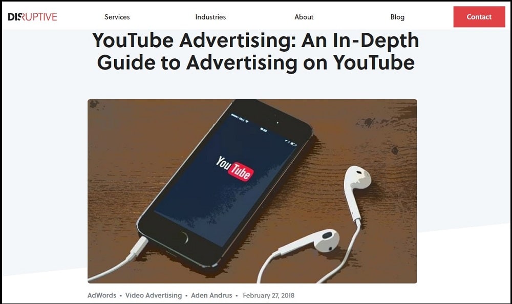 Buy Youtube Promotion for Disruptive Advertising