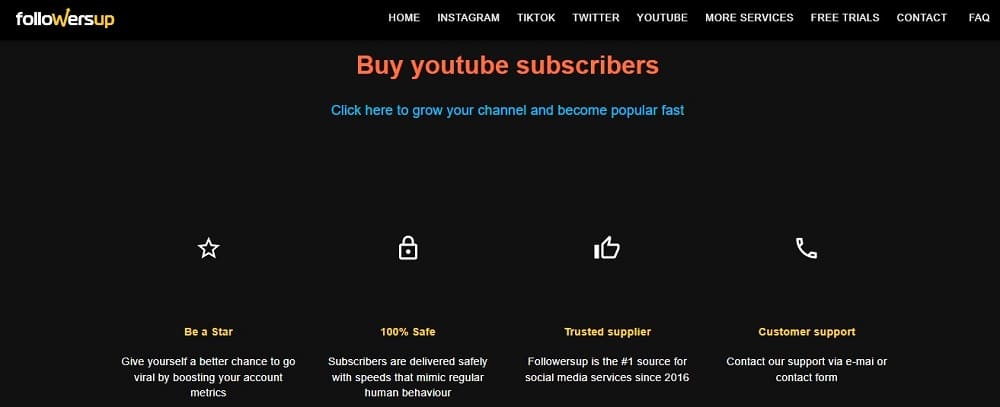 Buy Youtube Promotion for Followersup