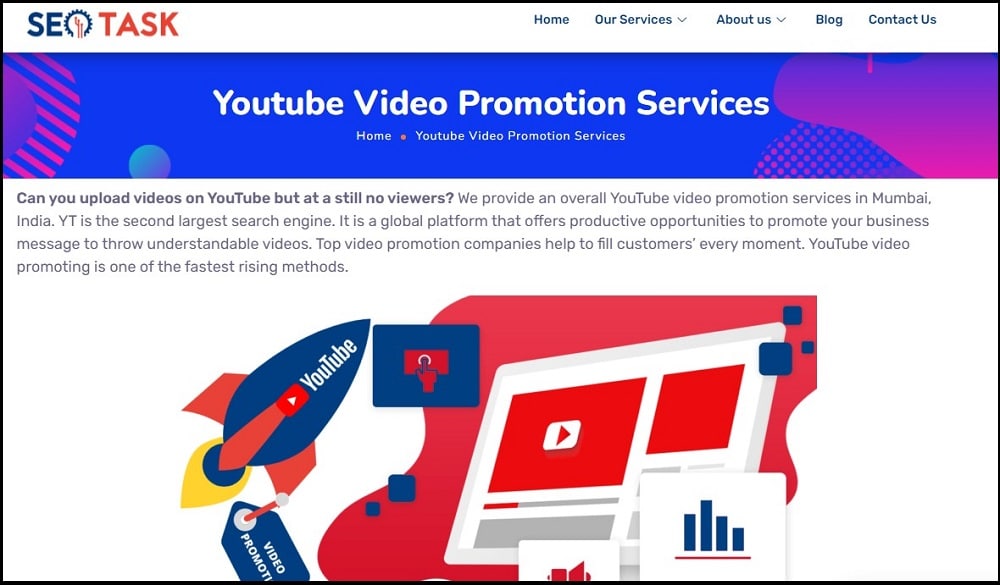 Buy Youtube Promotion for SEO Task