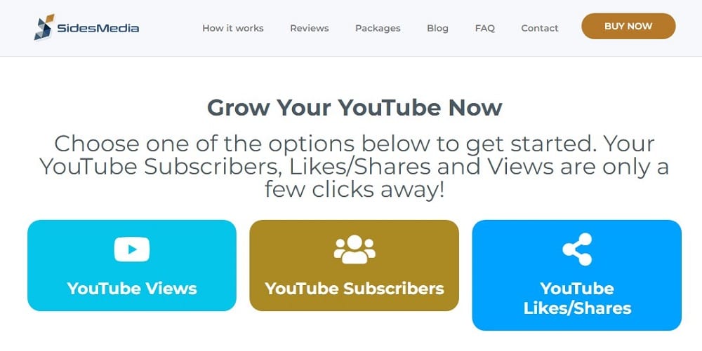 Buy Youtube Promotion for SidesMedia