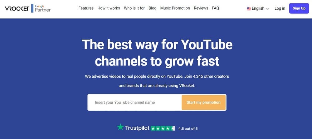 Buy Youtube Promotion for VRocket
