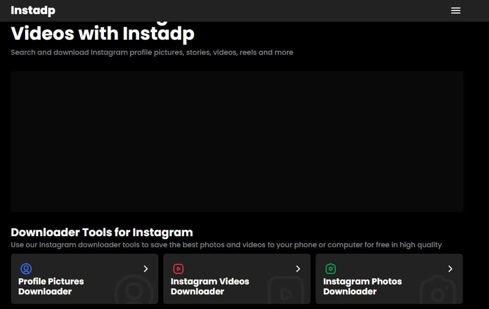 InstaDP for Instagram Profile Viewer