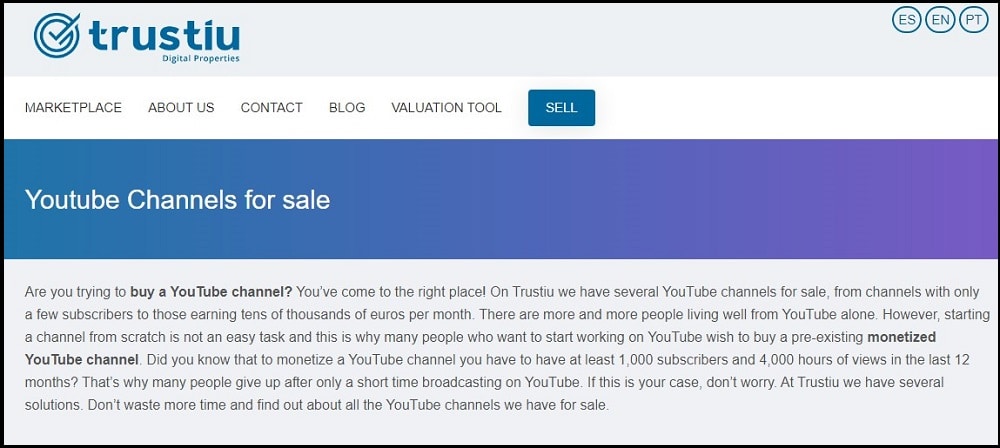 Buy YouTube Accounts for Trustiu