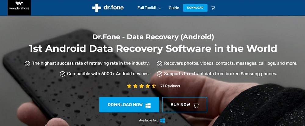 DR Fone By Wondershare For Android