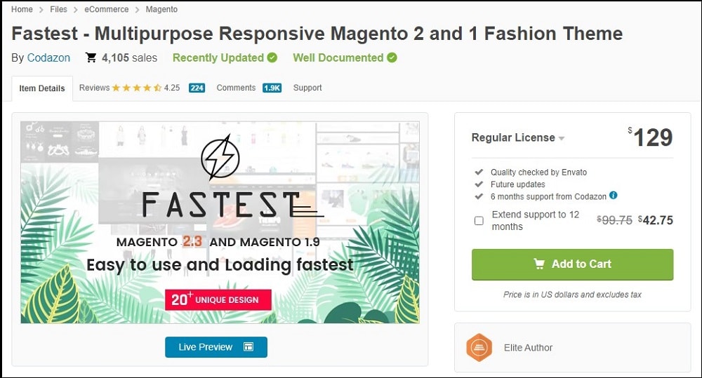 Fastest Multipurpose Theme Overview