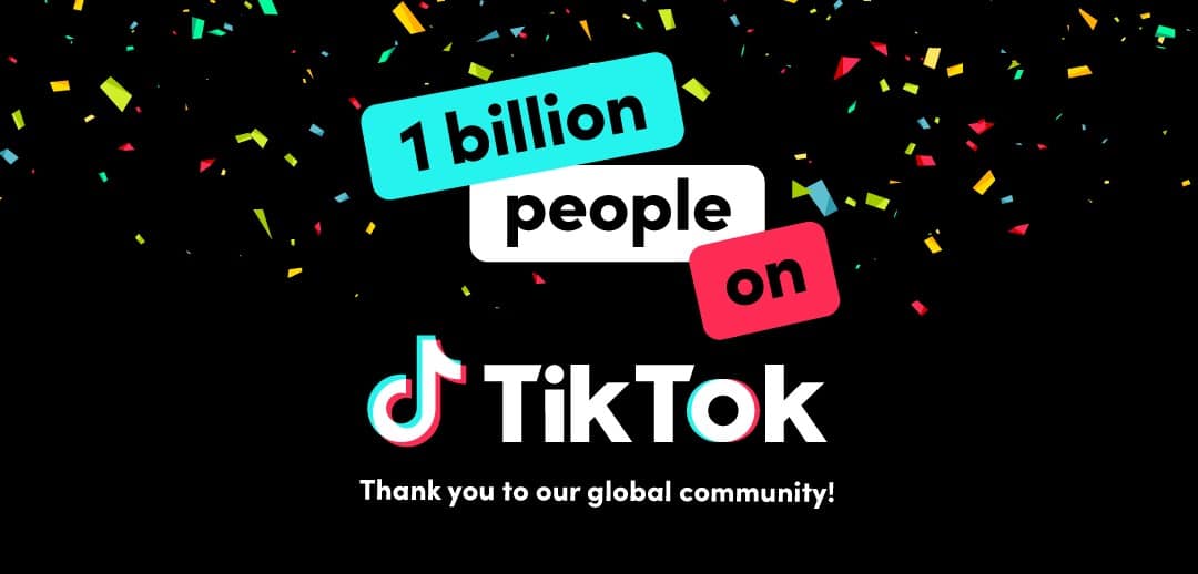 TikTok has monthly active users of over one billion