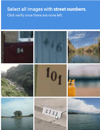Text CAPTCHA example